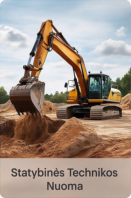 Statybinės technikos nuoma